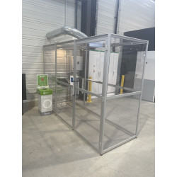 Exemple de cabine fumeurs SYCLOP 509 dans une usine