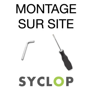 Montage sur site de votre cabine fumeurs SYCLOP