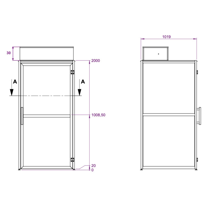 SYCLOP 503 la cabine conforme pour 3 fumeurs maxi facile à vivre