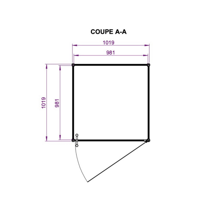 SYCLOP 503 la cabine conforme pour 3 fumeurs maxi facile à vivre