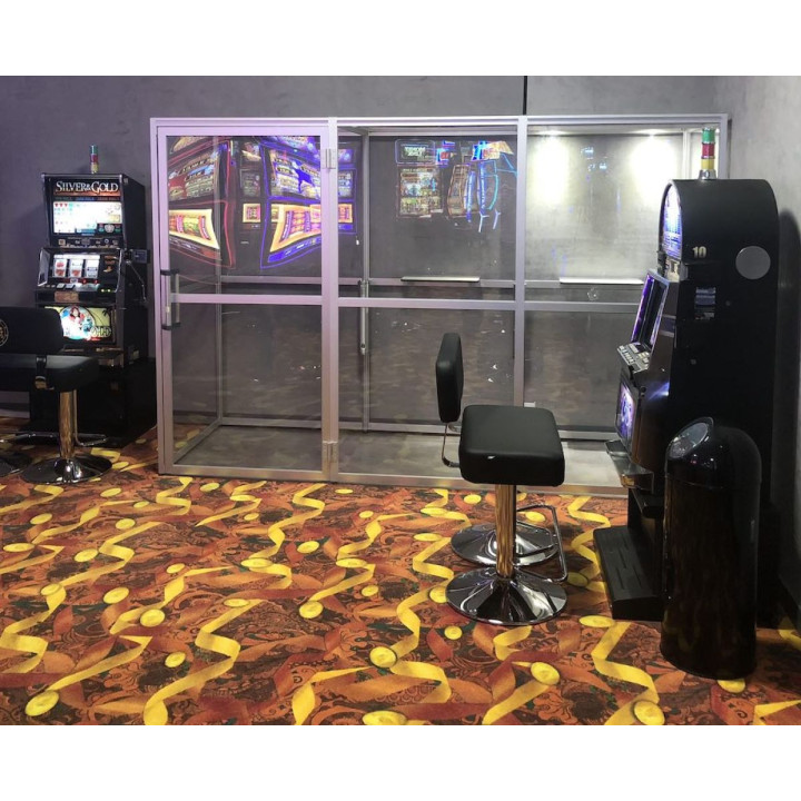 Exemple de cabine fumeurs SYCLOP 509 dans un casino