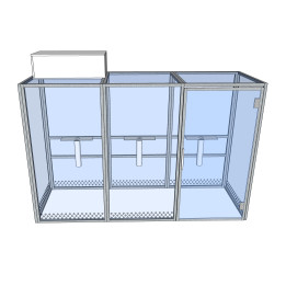 SYCLOP 603 la cabine conforme pour 9 fumeurs maxi facile à vivre