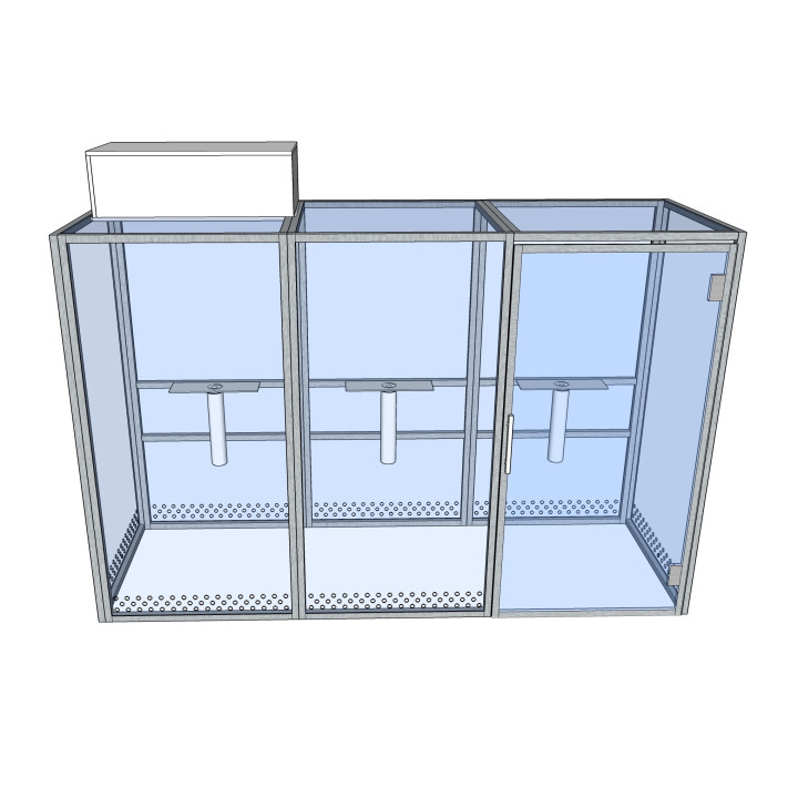 SYCLOP 603 la cabine conforme pour 9 fumeurs maxi facile à vivre