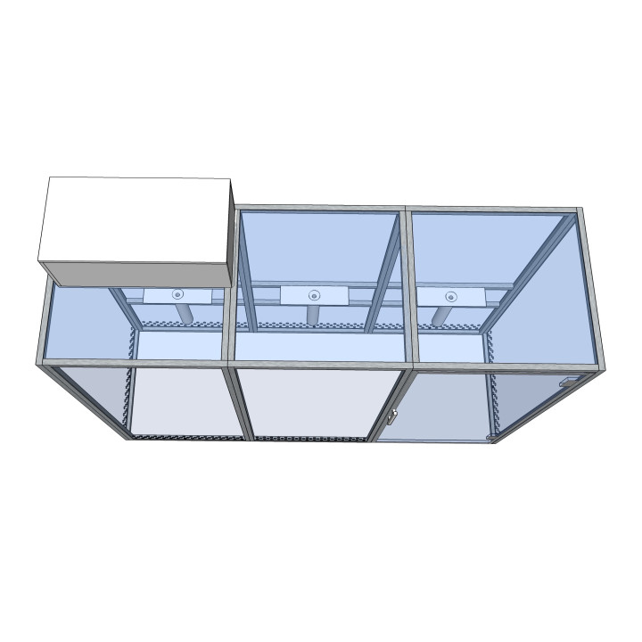 SYCLOP 603 la cabine conforme pour 9 fumeurs maxi facile à vivre