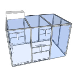 SYCLOP 606 la cabine conforme pour 18 fumeurs maxi facile à vivre