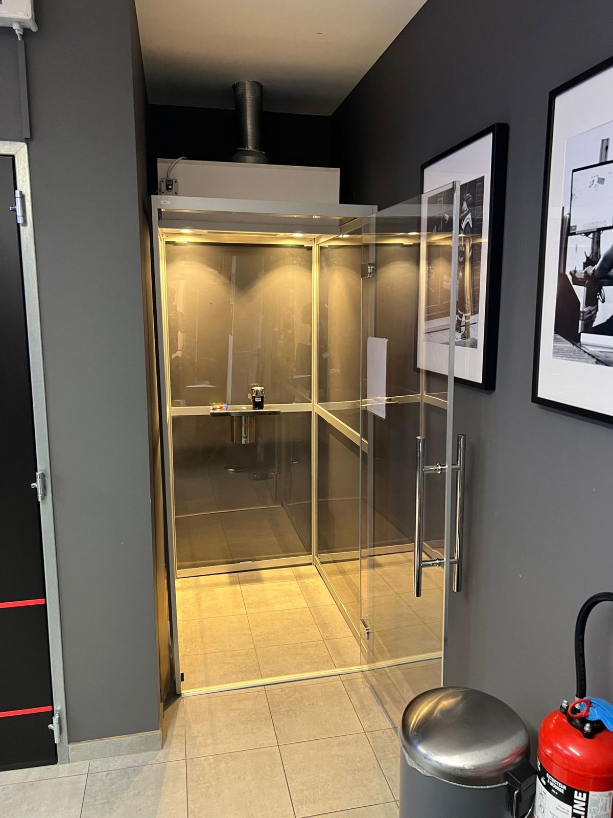 photo SYCLOP - Une cabine SYCLOP pour le centre de formation Protection Unit en Belgique